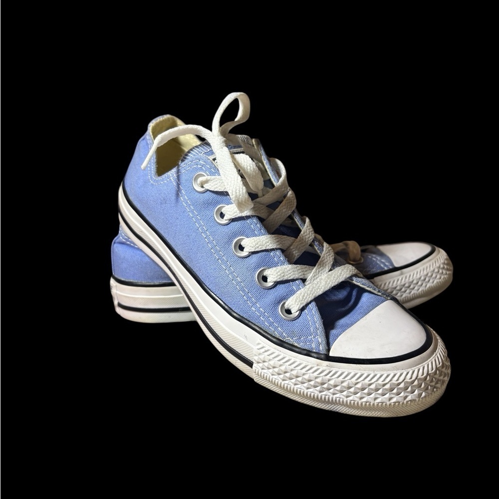 Converse Blue Canvas Sneakers - Picture 2 of 6